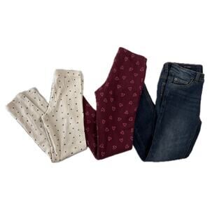 Girl's Youth 7/8 Medium Leggings Jeans H&M, Lucky Brand, and Cat & Jack